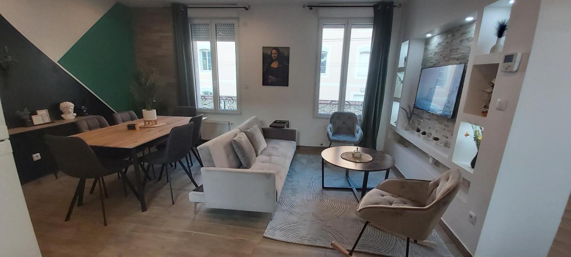 Les Suite Appartement A Chalon Sur Saone Zimmer foto
