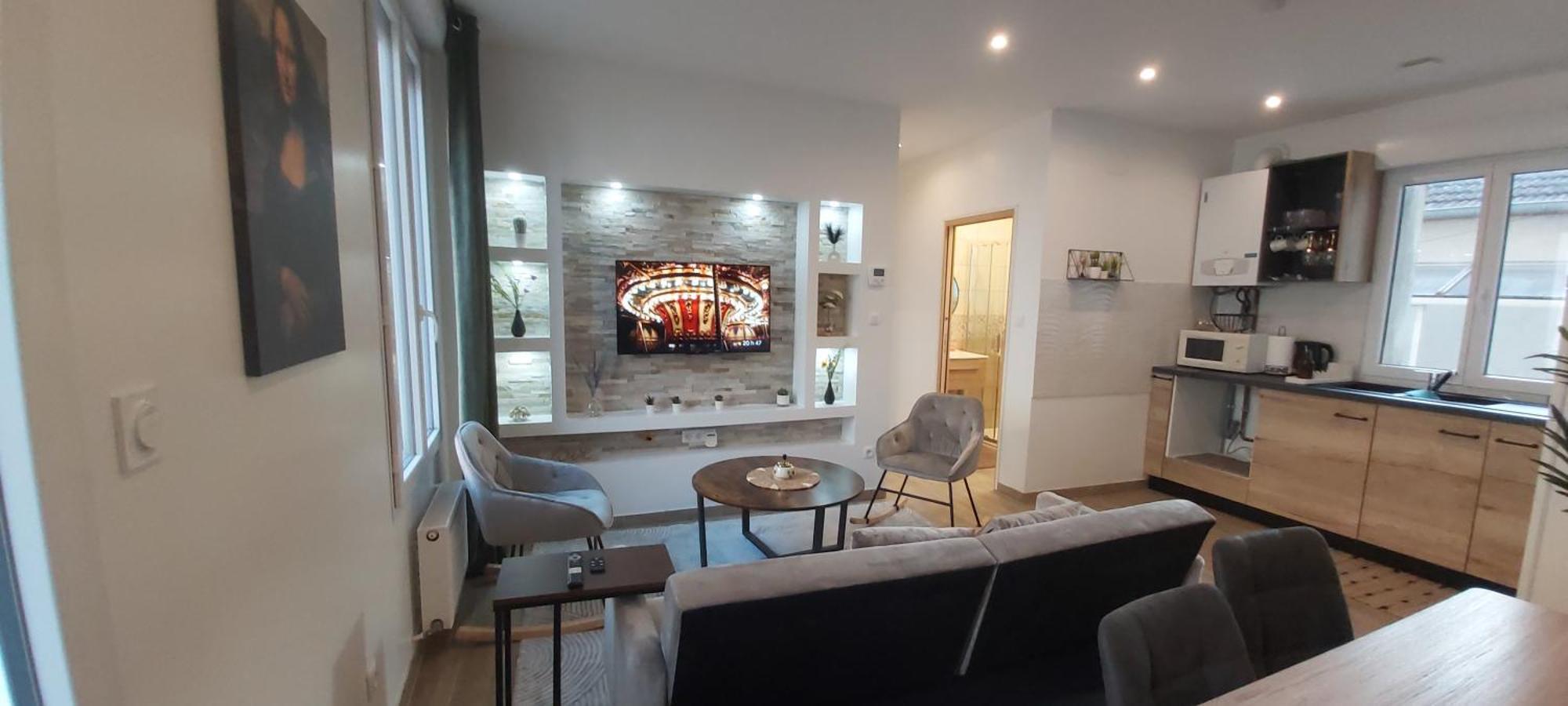 Les Suite Appartement A Chalon Sur Saone Zimmer foto
